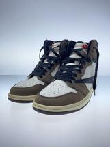 NIKE◆AIR JORDAN 1 HIGH OG TS SP/エアジョーダン1ハイ/ホワイト/CD4487-100/27.5_画像2