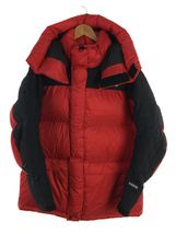 THE NORTH FACE◆HIM DOWN PARKA_ヒムダウンパーカ/M/ナイロン/RED/無地_画像1