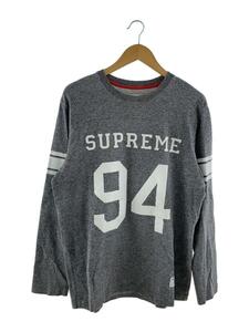 Supreme◆長袖Tシャツ/L/コットン/GRY