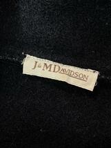 J&M DAVIDSON◆ショートダッフルコート/-/ウール/BLK/無地_画像3