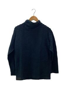 ISSEY MIYAKE◆permanente/長袖Tシャツ/-/コットン/BLK/