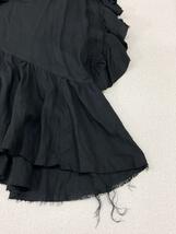 holiday◆23SS/LINEN RUFFLE LAYERED DRESS/ワンピース/one/リネン/BLK/23102006_画像5