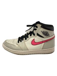 NIKE◆AIR JORDAN 1 RETRO HIGH OG DEFIANT/エアジョーダンハイ/グレー/27.5cm/W