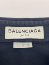 BALENCIAGA◆長袖シャツ/38/コットン/NVY/無地/409270/2016_画像3