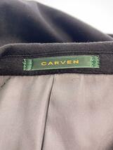 CARVEN◆テーラードジャケット/カシミア100％/BLK_画像3