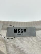 MSGM◆スウェット/M/コットン/WHT/プリント/2640MM68_画像3