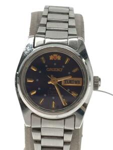 ORIENT* self-winding watch wristwatch / analogue / stainless steel /NVY/SLV/SS/559WC8-02