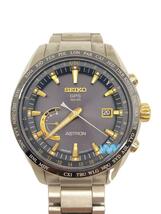 SEIKO◆ソーラー腕時計/アナログ/-/SLV/8X22-0AG0-2_画像1