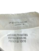 The Guilty Parties◆長袖シャツ/XL/コットン/WHT/GP-BD-03-BLANKLINE_画像3