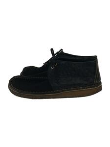 Clarks◆チャッカブーツ/US8.5/BLK/スウェード/13292