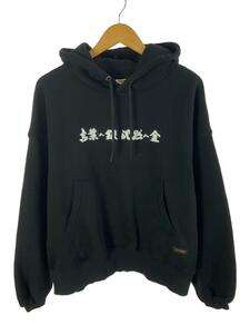 TIGHTBOOTH PRODUCTION◆SILVER & GOLD HOODIE/パーカー/M/コットン/BLK