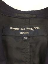 COMME des GARCONS HOMME◆テーラードジャケット/XS/ウール/ネイビー/HS-J101_画像3