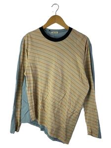 MARNI◆長袖Tシャツ/46/コットン/マルチカラー/ボーダー/HUMU0144A0