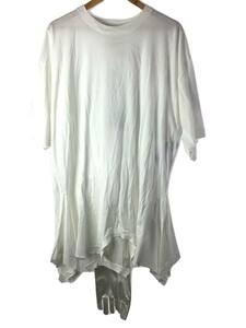 MM6◆SHIRT WITH HANGING SLEEVES/S/コットン/WHT/無地/S62CT0
