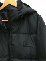 RVCA◆VISOR HOODED PUFFER JACKET中綿パフジャケット/L_画像4