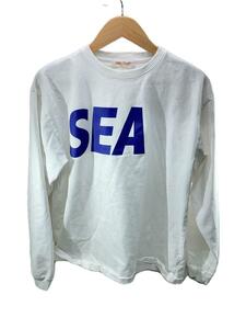 WIND AND SEA◆長袖Tシャツ/M/コットン/WHT/WDS-SEA-22S-01/22SS/ウィンダンシー シーロングスリーブ