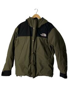 THE NORTH FACE◆MOUNTAIN DOWN JACKET_マウンテンダウンジャケット/L/ゴアテックス/KHK/無地