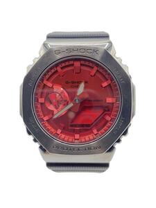 CASIO◆クォーツ腕時計_G-SHOCK/デジタル/-/RED/BLK