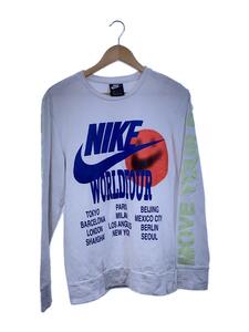 NIKE◆AS M NSW LS TOP WTOUR/長袖Tシャツ/M/コットン/WHT/DA0630-100