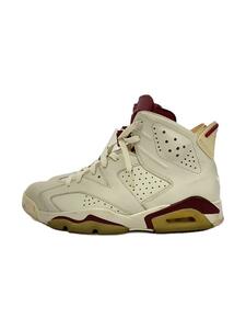 NIKE◆AIR JORDAN 6 RETRO/エアジョーダンレトロ/ホワイト/384664-116/27cm/WHT