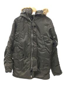 ALPHA INDUSTRIES◆N-3B フライトジャケット/L/ナイロン/KHK/20094-276