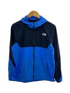 THE NORTH FACE◆Anytime Wind Hoodie/ナイロンジャケット/M/ナイロン/BLU/無地/NP72285