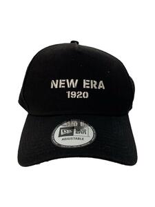 NEW ERA◆キャップ/-/コットン/BLK/無地/メンズ