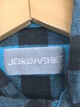 JORDACHE/ネルシャツ/L/コットン/BLU/チェック_画像3