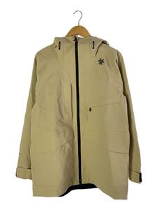 GOLDWIN◆GORE-TEX 2L Work Pocket Jacket/マウンテンパーカ/M/ナイロン/BEG/無地