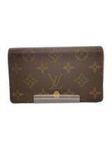 LOUIS VUITTON◆ポルト・モネ・ビエ・トレゾール_モノグラム・キャンバス_BRW/PVC/BRW/レディース_画像1