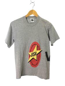 VANS◆Tシャツ/-/コットン/GRY/D-TK1941/90s/MADE IN USA/スター/プリント