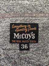 THE REAL McCOY’S◆Tシャツ/36/コットン/グレー/プリント_画像3