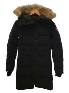 CANADA GOOSE◆MACKENZIE PARKA/ロングダウンジャケット/S/ブラック/2302JL/ダウンコート