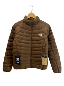 THE NORTH FACE◆THUNDERJACKET/L/ナイロン/BRW/無地