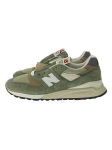 NEW BALANCE◆ローカットスニーカー/28.5cm/GRN/スウェード/U998GT