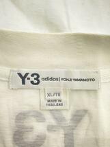 Y-3◆Tシャツ/XL/コットン/WHT/BS3425_画像3