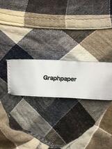 Graphpaper◆Check Oversized Shirt/FREE/コットン/グレイ/チェック/GU191-50052_画像3