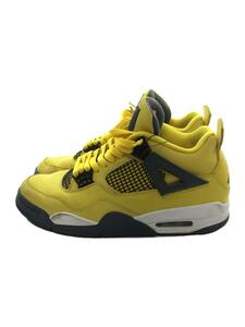 NIKE◆AIR JORDAN 4 RETRO_エア ジョーダン 4 レトロ/27cm/YLW