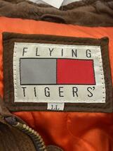 FLYING TIGERS/レザージャケット・ブルゾン/LL/羊革/BRW_画像3