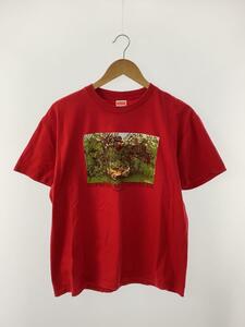 Supreme◆20SS/Masterpieces Tee/Tシャツ/M/コットン/RED/プリント
