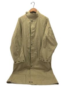 Nigel Cabourn◆ナイジェルケーボン/ukアーミーガスコート/リップクロス/46/コットン/カーキ/無地