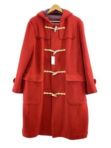 R.NEWBOLD* duffle coat / hood / wool /RED