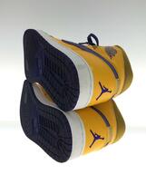 NIKE◆AIR JORDAN 1 MID LAKERS/エアジョーダンミッド/554724-708/26cm/YLW_画像4