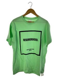 NEIGHBORHOOD◆SPOT.TEE/Tシャツ/L/コットン/GRN/231LBNH-STM03S
