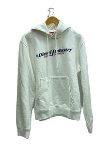 DIESEL◆S-GINN-HOOD-IND/パーカー/L/コットン/WHT/A03744