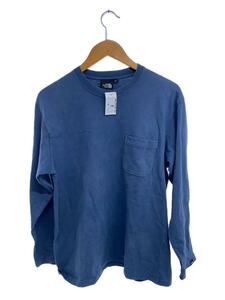 THE NORTH FACE◆L/S GD HEAVY COTTON TEE_ロングスリーブガーメントダイヘビーコットンティー/M/コットン