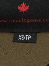 CANADA GOOSE◆ダウンジャケット/XS/ポリエステル/KHK/2301JM_画像4