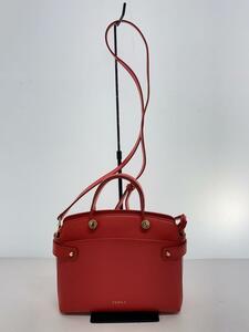 FURLA◆ショルダーバッグ/-/RED/無地