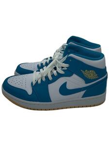 NIKE◆AIR JORDAN 1 MID_エア ジョーダン 1 ミッド/27.5cm/BLU