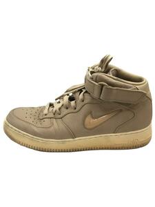 NIKE◆AIR FORCE 1 MID RETRO PRM/エアフォースミッドレトロプレミアム/ベージュ/28cm/BE